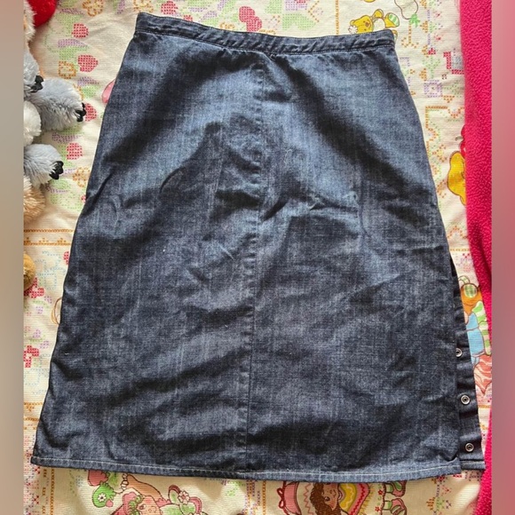 vintage denim breakaway levi skirt - Picture 2 of 3